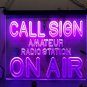 Call sign radio station On Air  LED Neon Sign Home Decor, Office