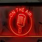 On The Air Microphone music club Bar 3D LED Neon Light Sign decor on/off