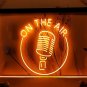 On The Air Microphone music club Bar 3D LED Neon Light Sign decor on/off