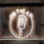 On The Air Microphone music club Bar 3D LED Neon Light Sign decor on/off