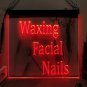 Waxing Facial Nails LED Neon Sign Home Decor Spa Display Wall Art Decor