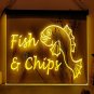 Fish & Chip Food LED Neon Light Sign  Luminous Display
