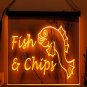 Fish & Chip Food LED Neon Light Sign  Luminous Display