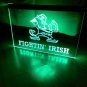 Fightin Irish LED Neon Sign Hang Wall Decor,  Neon Light Decor Art Craft