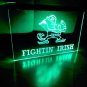 Fightin Irish LED Neon Sign Hang Wall Decor,  Neon Light Decor Art Craft
