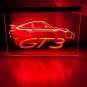 Porsche GT3 LED NEON Hang Sign Wall Decor Office, Neon Light Dercor Art