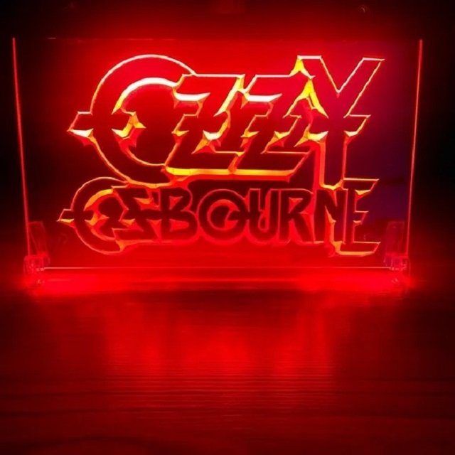Ozzy Osbourne LED Neon Hang Wall Decor Room, Art Craft Fans Gift