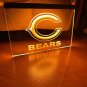 Chicago Bears logo LED Neon Hang Wall Decor Room, Art Craft Fans Gift