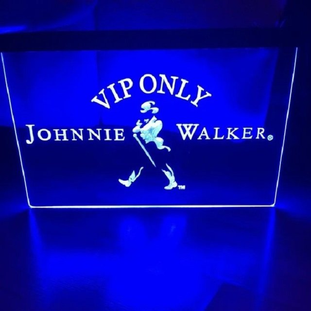 Johnnie Walker LED Neon Light &acirc;�� Premium Wall Sign for Home, Bar & Caf&Atilde;&copy; Decor