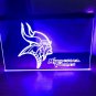 Minnesota Vikings Logo LED Neon Hanging Wall Decor Room, Neon Light Décor Art