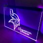 Minnesota Vikings Logo LED Neon Hanging Wall Decor Room, Neon Light D&Atilde;&copy;cor Art