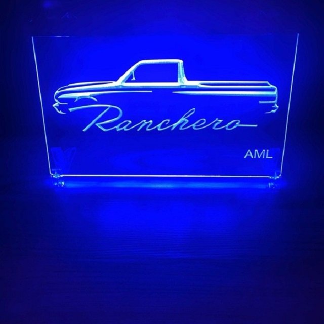 Ford Ranchero LED Neon Hanging Wall Decor Room, Garage, Neon Light D&Atilde;&copy;cor Art