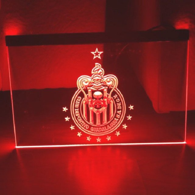 Chivas Guadalajara Football LED Neon Sign Wall Hanging Home Decor Light