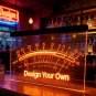 Custom VU dB LED Neon Sign &acirc;�� Personalized Audio Meter Wall Decor Light