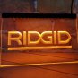 Ridgid LED Neon Sign – Garage Workshop Wall Decor Light Gift
