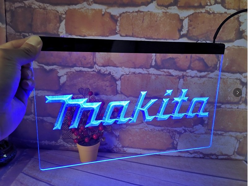 Makita Garage LED Neon Sign &acirc;�� Workshop Wall Decor Light Gift