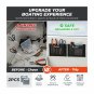2-Pack Self-Adhesive Boat Storage Mesh Bags 10x7 Inch