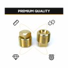 Boat Drain Plug 1/2 Inch NPT Solid Brass, 2 Pack Garboard Drain Plugs Boat Drain Plug 1/2 Inch NPT Solid Brass, 2 Pack Garboard Drain Plugs