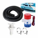 1-1/8" Bilge Pump Hose Kit with 1100 GPH Electric 12V Pump 1-1/8" Bilge Pump Hose Kit with 1100 GPH Electric 12V Pump