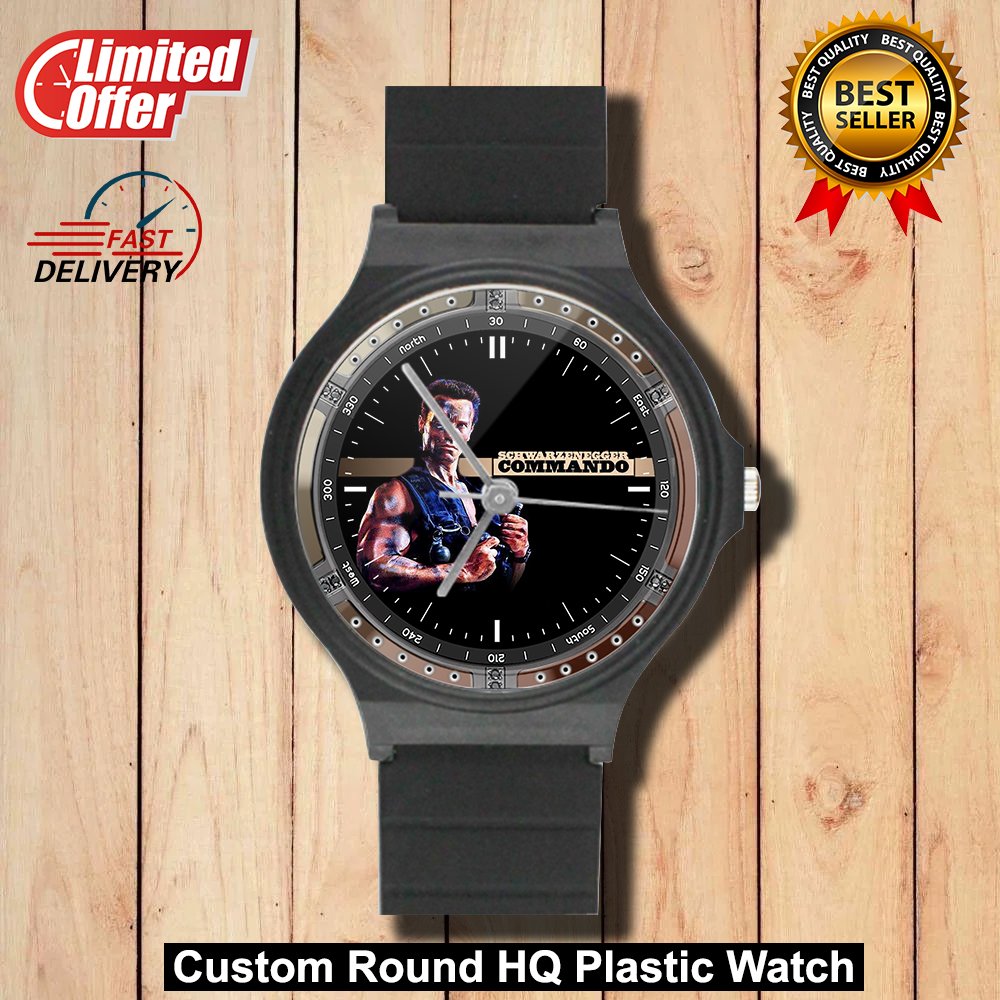 Brand New Commando Arnold Schwarzenegger Movie Custom Round High