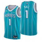 Charlotte Hornets #1 LaMelo Ball 2022-23 Icon Edition No.6 Patch Stitched Jersey
