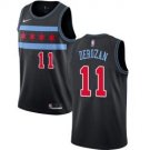 Chicago Bulls #11 Demar Derozan Black Swingman City Edition Jersey