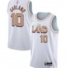 Cleveland Cavaliers #10 Darius Garland 20222023 White City Edition Stitched Basketball Jersey