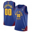 Custom Denver Nuggets Blue 2023 Finals Champions Statement Edition Stitched Jersey