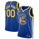 Custom Golden State Warriors Any Name And Number Unisex Blue Swingman Jersey - Association Edition
