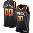 Custom Men's Phoenix Suns Active Player 2022-23 Black Statement Edition Swingman Stitched Jersey
