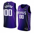 Custom Men's Sacramento Kings Purple 202324 Statement Edition Swingman Stitched Basketball Jersey