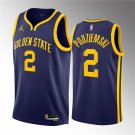 Golden State Warriors #2 Brandin Podziemski Navy Statement Edition Stitched Jersey