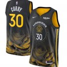 Golden State Warriors #30 Stephen Curry 20222023 Black City edition Stitched Basketball Jersey