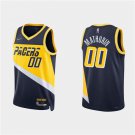 Indiana Pacers #00 Bennedict Mathurin 202122 Navy City 75th Anniversary Stitched Basketball Jersey