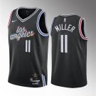 Los Angeles Clippers #11 Jordan Miller Black 2023 Draft City Edition Stitched Basketball Jersey