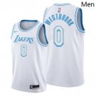 Los Angeles Lakers #0 Russell Westbrook 2021 trade white city edition jersey