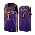 Los Angeles Lakers #3 Anthony Davis 202223 Purple Statement Edition Stitched Basketball Jersey