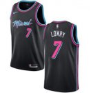 Men Miami Heat #7 Kyle Lowry Black Swingman City Edition 2018-19 Jersey
