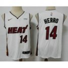 Men Miami Heat #14 Tyler Herro White 2021 Swingman Stitched Jersey