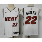 Men Miami Heat #22 Jimmy Butler White 2021 Swingman Stitched Jersey