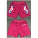 Men Miami Heat Pink Panther Shorts Run Small