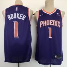 Men Phoenix Suns #1 Booker Purple Game 2021 Jersey