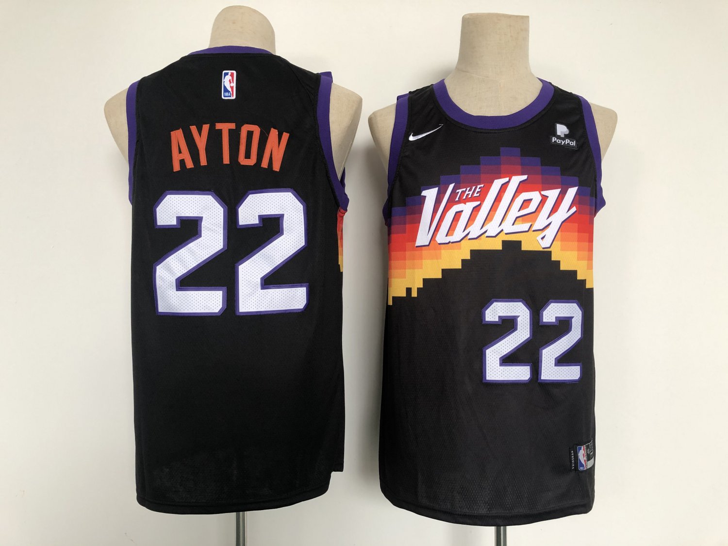 Men Phoenix Suns #22 Ayton Black City Edition 2021 Jersey