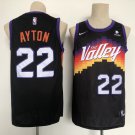 Men Phoenix Suns #22 Ayton Black City Edition 2021 Jersey