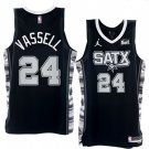 Men' San Antonio Spurs #24 Devin Vassell 2022-23 Black Stitched Jersey
