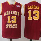 Men's Arizona State Sun Devils James Harden Red College Basketball Jersey Stitched