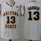 Men's Arizona State Sun Devils James Harden White College Jersey Stitched
