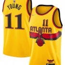 Men's Atlanta Hawks #11 Trae Young Yellow Stitched Basketball Jersey