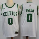 Men's Boston Celtics #0 Jayson Tatum White 2022 City Edition Stitched Swingman Jersey