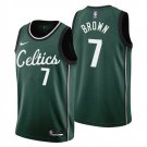 Men's Boston Celtics #7 Jaylen Brown 2022-23 Green City Edition Stitched Jersey